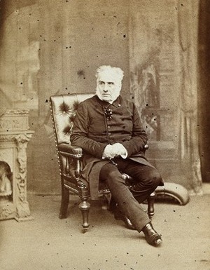 view John Propert. Photograph by Ernest Edwards, 1867.