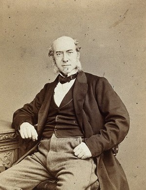 view William Fergusson. Photograph by Ernest Edwards, 1867.