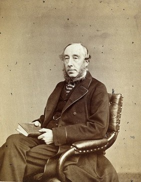 Thomas Blizard Curling. Photograph by Ernest Edwards, 1867.