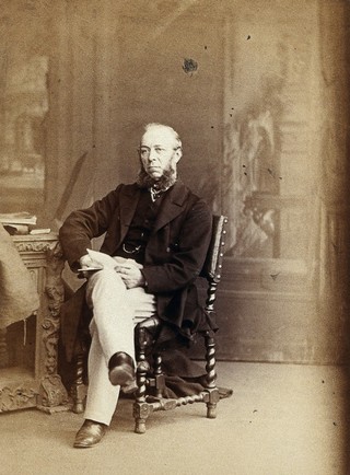 John Gay. Photograph by Ernest Edwards, 1868.