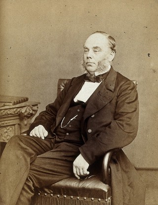 Robert Gardiner Hill. Photograph by E. Edwards, 1868.