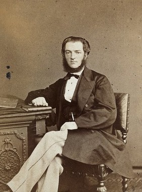 Thomas Spencer Cobbold. Photograph by Ernest Edwards, 1868.