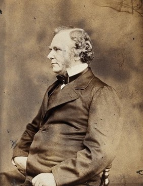 Sir William James Erasmus Wilson. Photograph by Ernest Edwards, 1868.