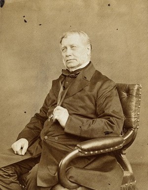 view Sir James Bardsley. Photograph by Ernest Edwards, 1868.