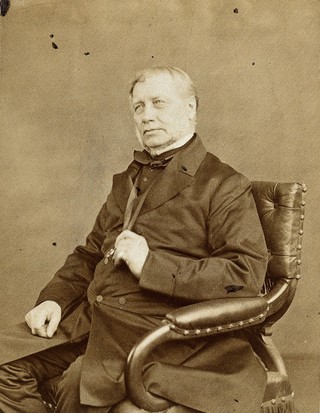 Sir James Bardsley. Photograph by Ernest Edwards, 1868.
