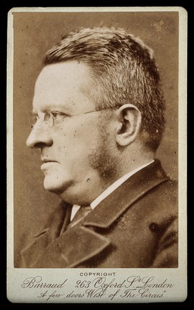 Lyon Playfair, 1st Baron Playfair. Photograph by Barraud.