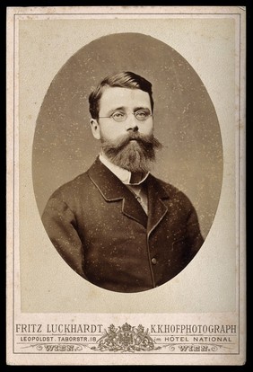 Theodore (?) Braun. Photograph by Fritz Luckhardt, 1882.