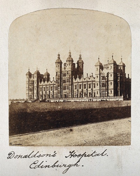 Donaldson's hospital, Edinburgh. Photograph.