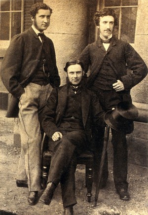 view Fred Steele, Thomas Annandale, Colin Sewell. Photograph.