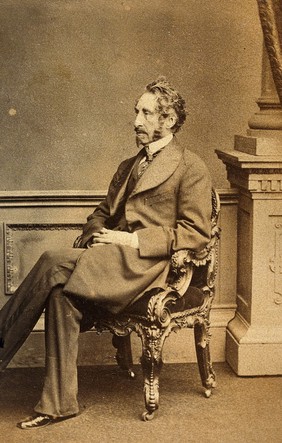 Sir Edward Bulwer Lytton. Photograph.