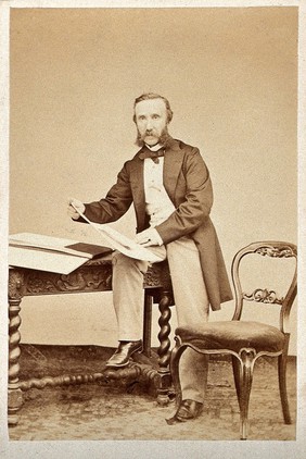 Abraham Solomon. Photograph by Cundall, Downes & Co.