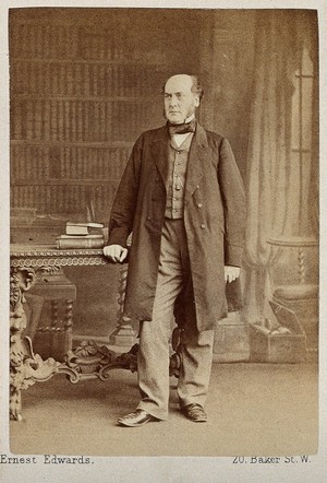 view George Gilbert Scott. Photograph by Ernest Edwards.