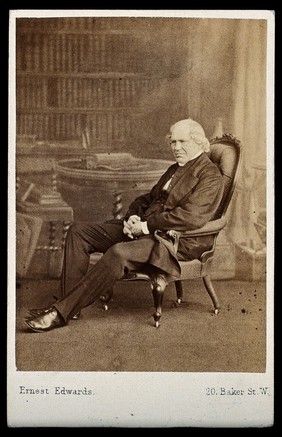 William Whewell. Photograph by Ernest Edwards.