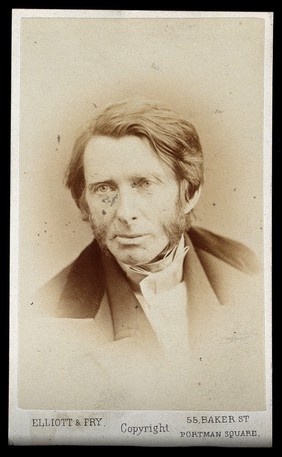 John Ruskin. Photograph by Elliott & Fry.