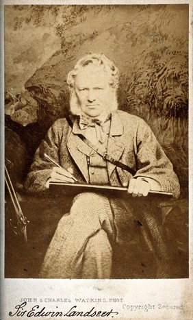 Sir Edwin Landseer. Photograph by John & Charles Watkins.