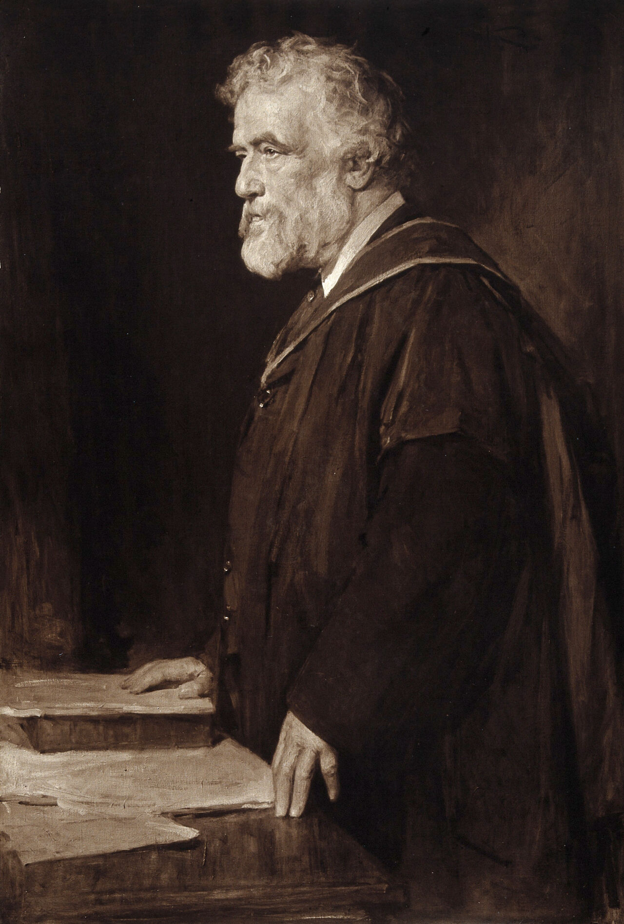 John Cleland. Photograph after a painting by G. Reid., by George Reid