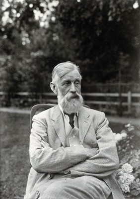 Sir Michael Foster. Photograph by L. Cobbett, about 1905.