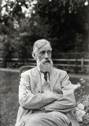 view Sir Michael Foster. Photograph by L. Cobbett, about 1905.