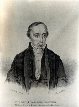 Cornelis Pruys van der Hoeven. Photograph after A. van der Horn.
