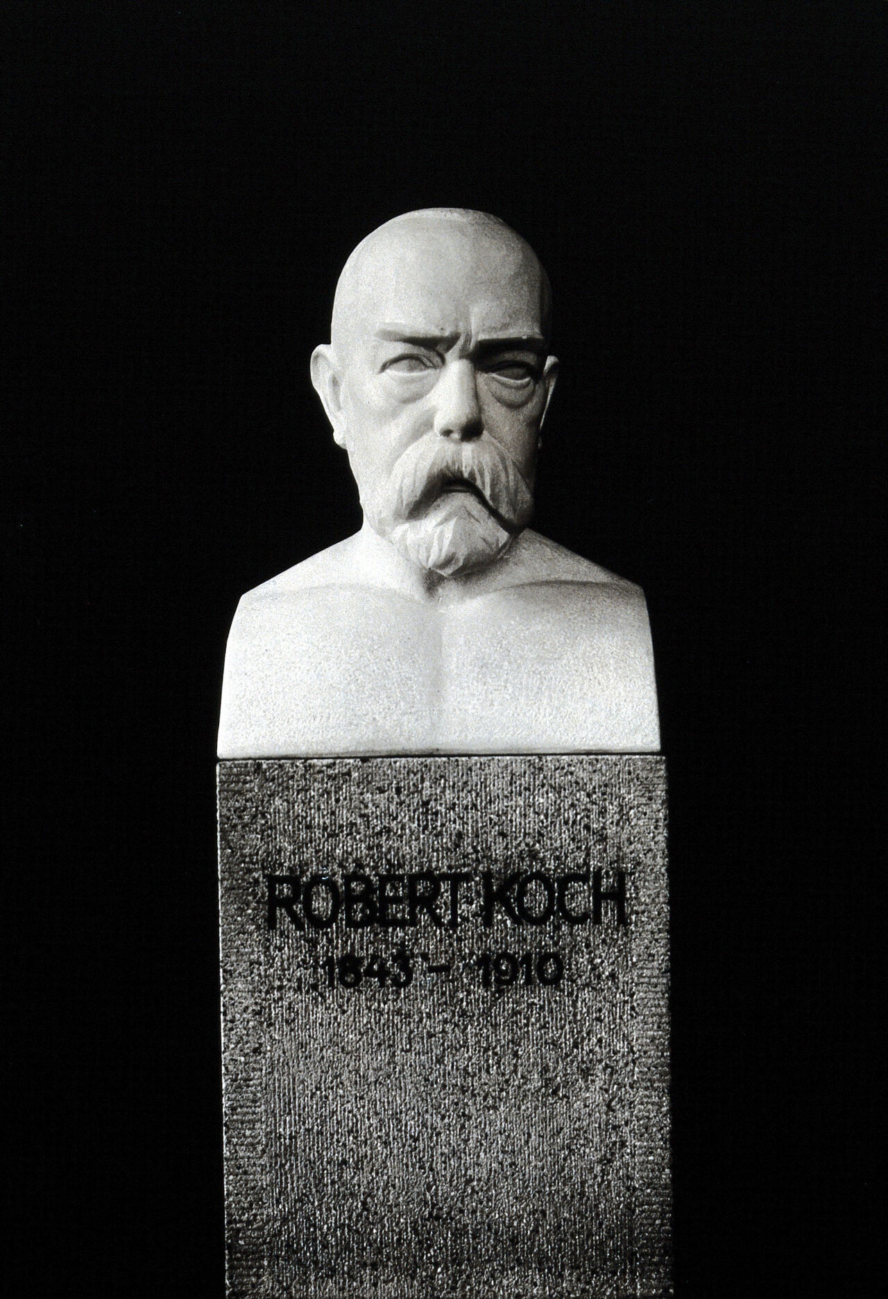Robert Koch. Photograph after a bust by Edmund Moeller, 1932., by Edmund Möeller