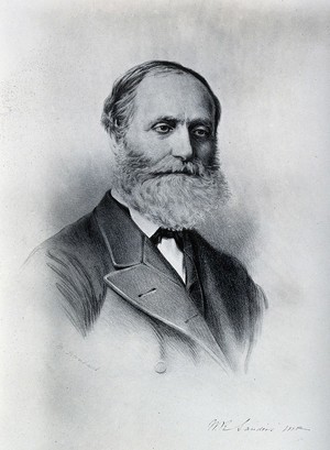 view William Rutherford Sanders. Photograph after a lithograph by M. Hanhart.