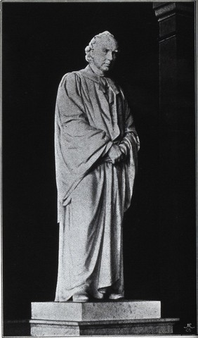 William Stokes. Photograph after a statue by J.H. Foley.