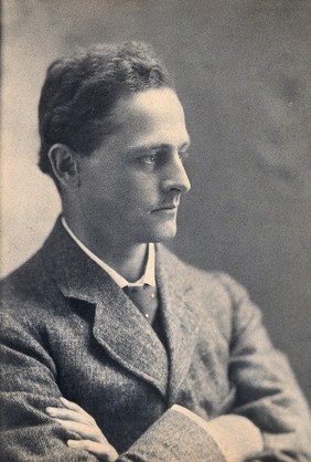 Charing Cross Hospital: portrait of Stanley Colyer. Photograph, 1906.