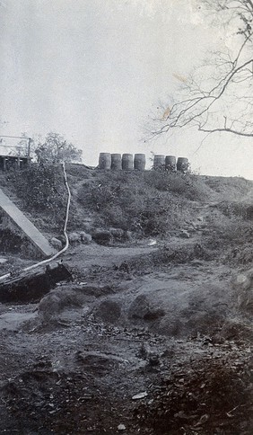 Water supply. Photograph, c. 1911.