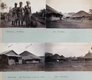 view Women with fishing baskets in Bambara, Sierra Leone. Photograph, c. 1911.