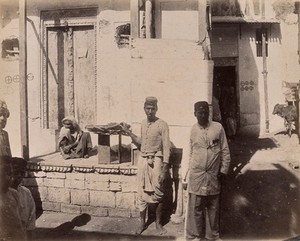 view Street near Khardar, Karachi, India. Photograph, 1897.