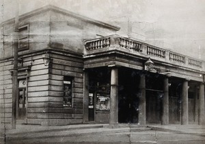 view The old Herb Shop in Covent Garden. Photograph, 1922.