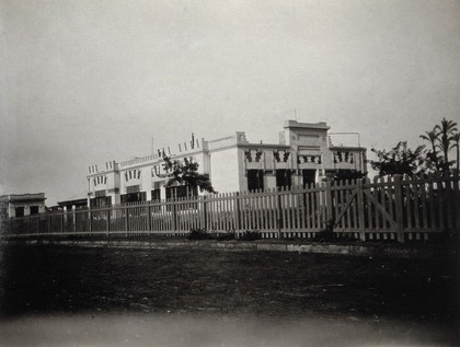 Kafr el Zayat Ophthalmic Hospital, Egypt: exterior. Photograph, 1913.