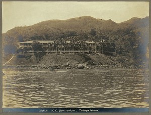 view The Isthmian Canal Commission (ICC) Sanitarium, Taboga Island, Panama. Photograph, ca. 1910.