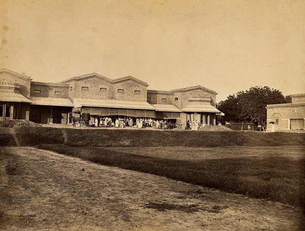 Lady Lyall and Dufferin Hospital for Women, Agra, India. Photograph, 19--.