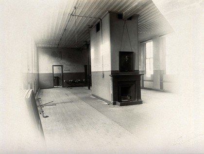 Glasgow Royal Infirmary, Scotland: interior of the Lister Ward during demolition. Photograph by Whyte & Sons, 1928.