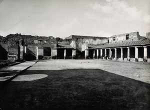 view Pompeii: the Stabian baths. Photograph by Alinari, 1931.