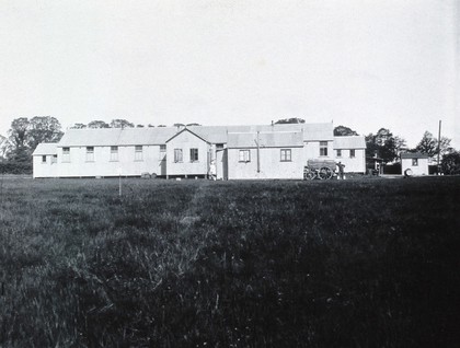 Gloucester smallpox epidemic, 1896: a ward in the Hempsted isolation hospital. Photograph by H.C.F., 1896.