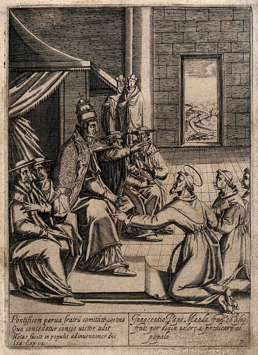 Saint Francis Xavier given permission to go on mission by