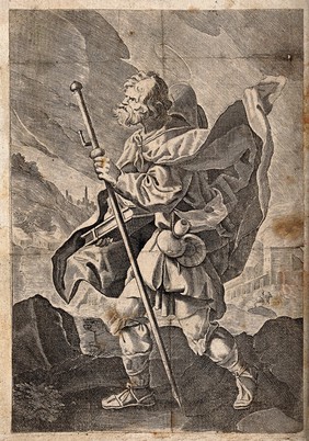 Saint James the Great. Engraving.