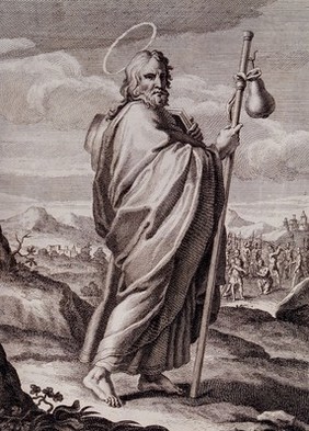 Saint James the Great. Engraving.