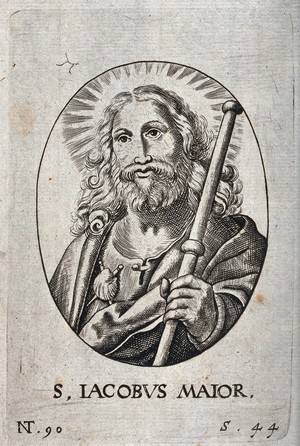 view Saint James the Great. Engraving by N.T.