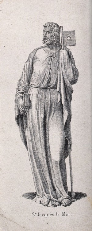view Saint James the Less. Lithograph.