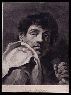 Saint Jude. Line engraving by M. Pitteri after G.B. Piazzetta.