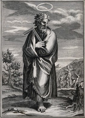 Saint Jude. Engraving.