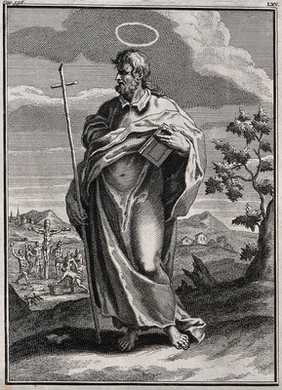 Saint Jude. Engraving.