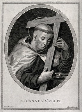 Saint John Joseph of the Cross. Engraving by Alessandri after P.A. Novelli.