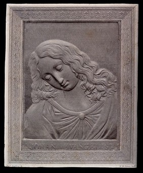 Saint John the Evangelist. Engraving by W.W. Pybus and T. Starling.