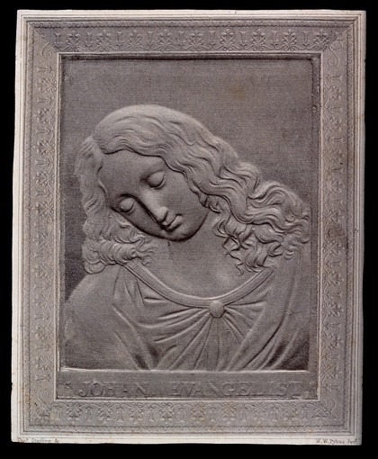 Saint John the Evangelist. Engraving by W.W. Pybus and T. Starling.