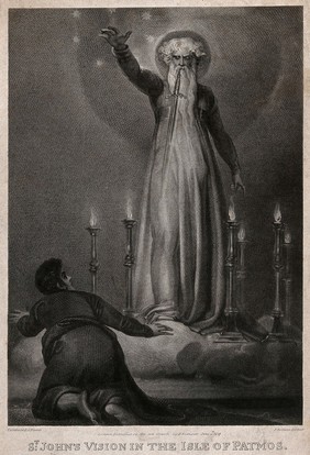 Saint John the Evangelist. Engraving by P. Rothwell, 1847, after T. Stothard.