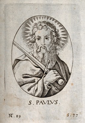 Saint Paul. Engraving.